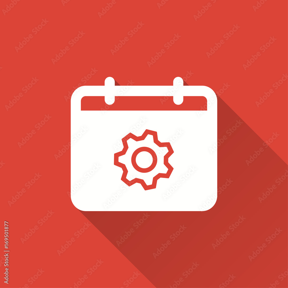 Planning calendar - vector icon. Planning calendar - vector icon.
