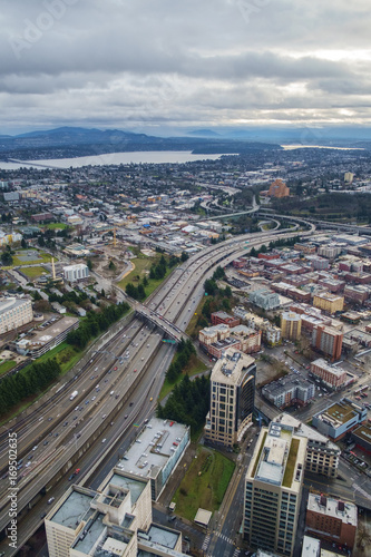 Interstate 5 and Interstate 90, Seattle, Washington