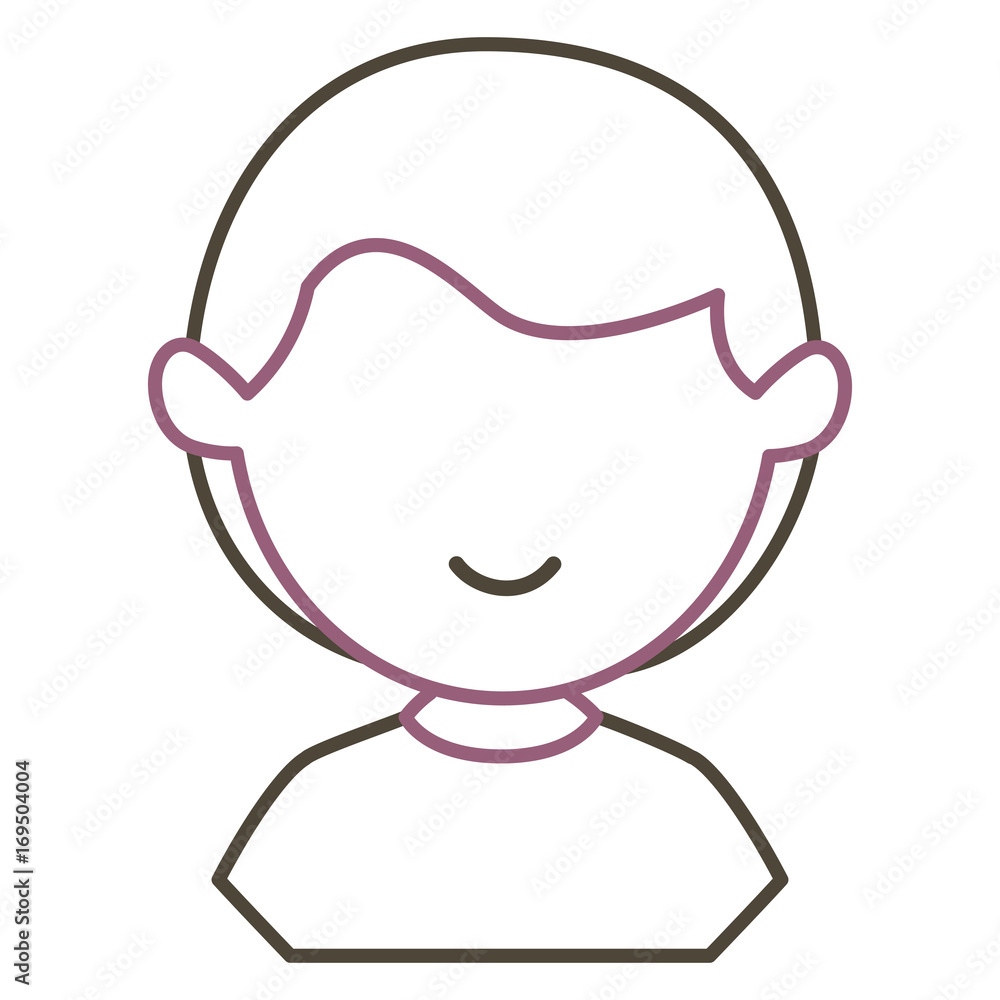 cute boy avatar character vector illustration design cute boy avatar character vector illustration design