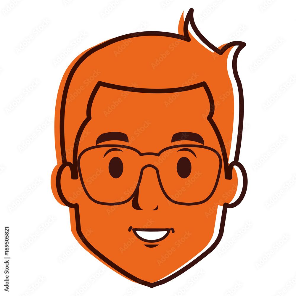 young man head avatar character vector illustration design young man head avatar character vector illustration design