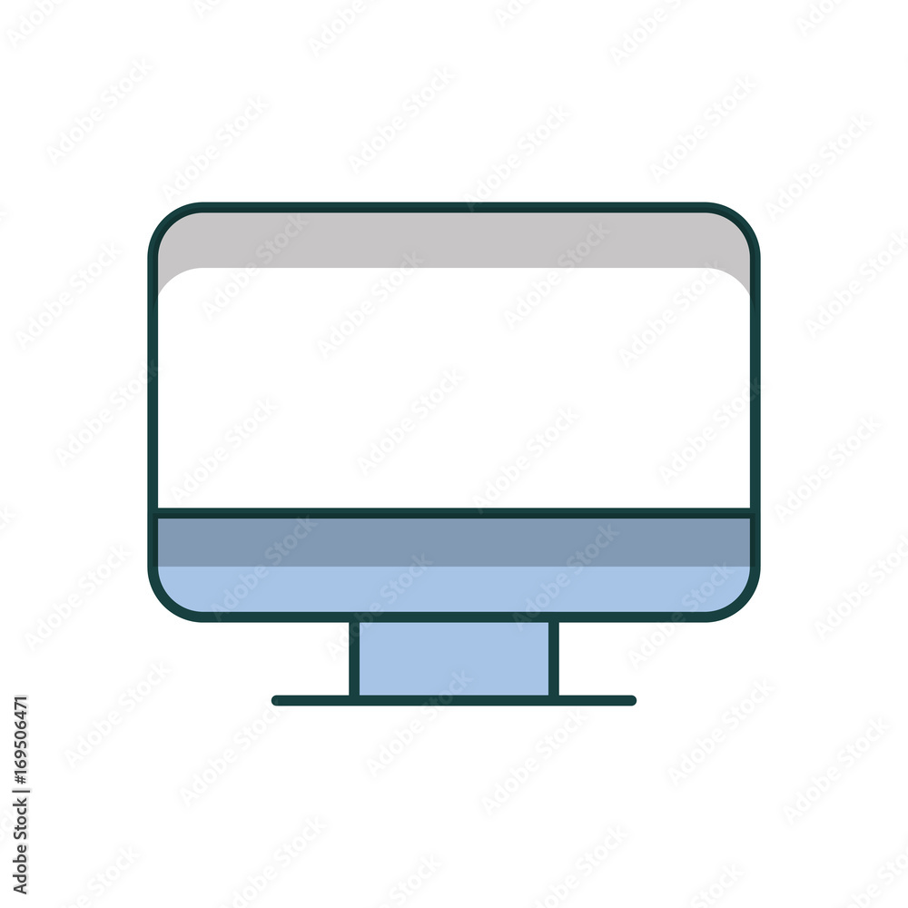 computer desktop isolated icon vector illustration design computer desktop isolated icon vector illustration design