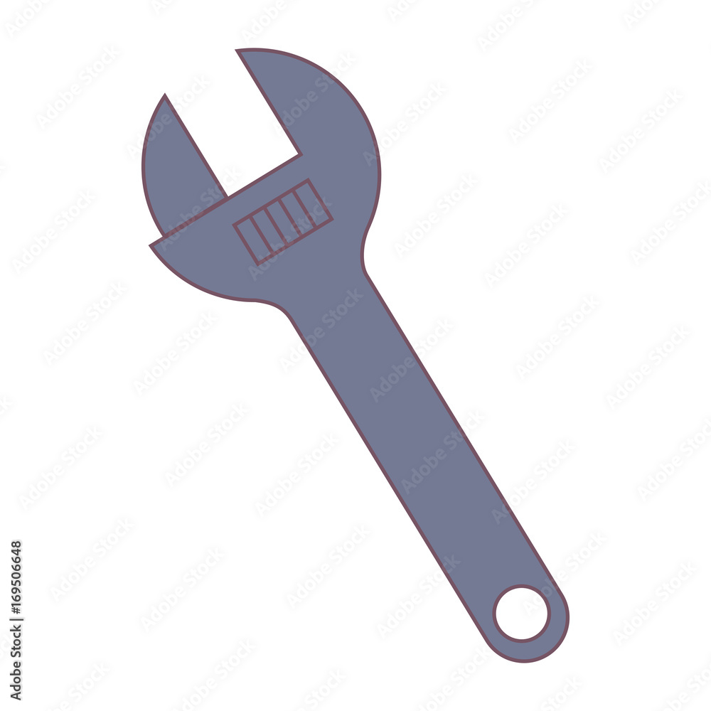 wrench icon over white background vector illustration wrench icon over white background vector illustration