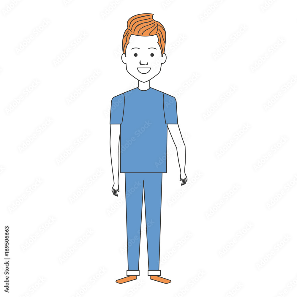 young man avatar character vector illustration design young man avatar character vector illustration design