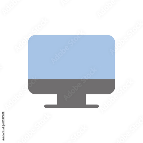 computer desktop isolated icon vector illustration design