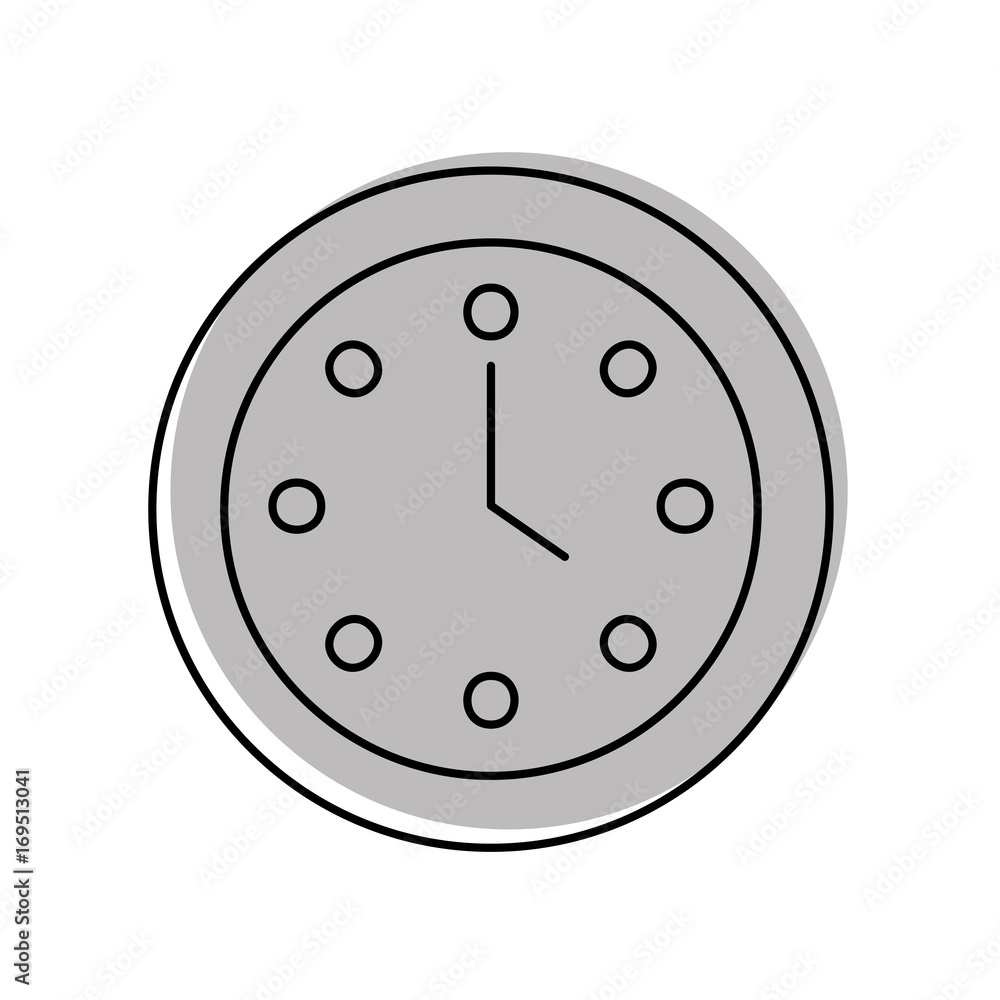 time clock isolated icon vector illustration design time clock isolated icon vector illustration design
