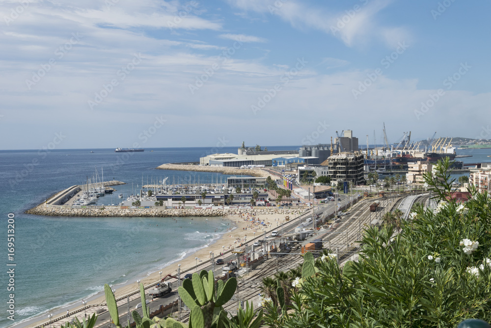 Puerto deportivo.
Vistas del puerto marítimo deportivo de la ciudad de Tarragona.
