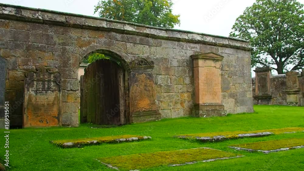 Tourists visiting the medieval ruins of The Holy Trinity Cathedral in Elgin, Scotland, UK, on a rainy day.
Tourists visiting the medieval ruins of The Holy Trinity Cathedral in Elgin, Scotland, UK, on a rainy day.