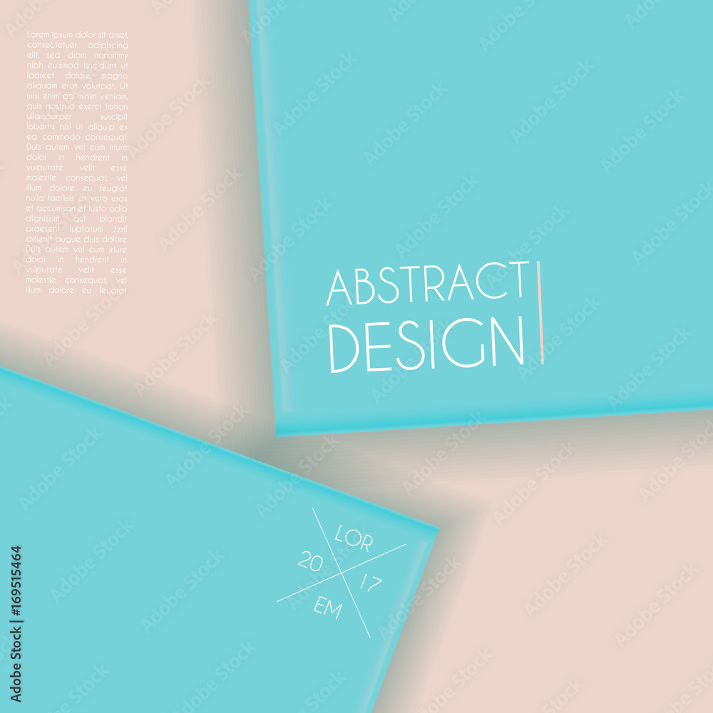 Obraz premium Paper art abstract background