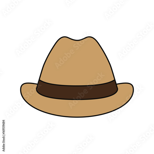 Vintage male hat icon vector,illustration graphic design