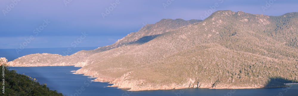 Wineglass Bay beach located in Freycinet National Park, Tasmania. Wineglass Bay beach located in Freycinet National Park, Tasmania.