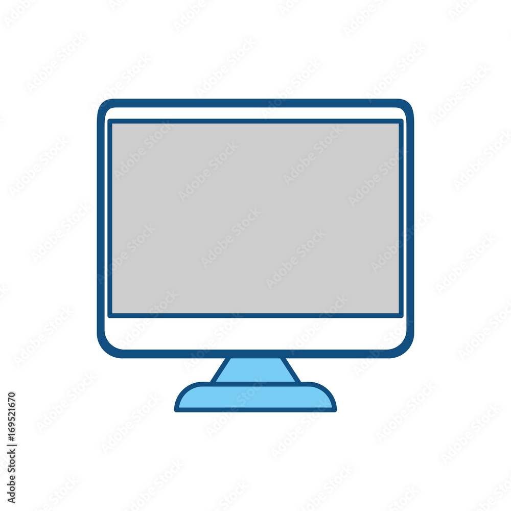 Computer screen isolated icon vector illustration graphic design Computer screen isolated icon vector illustration graphic design