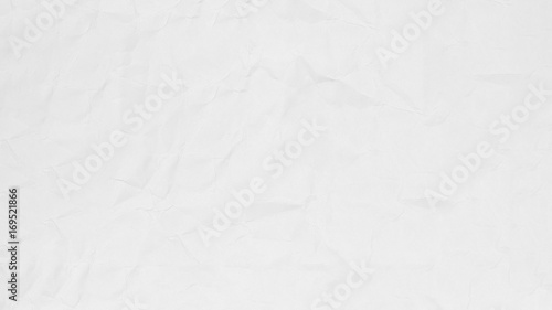 Crumpled white paper texture background for business education and communication concept design.