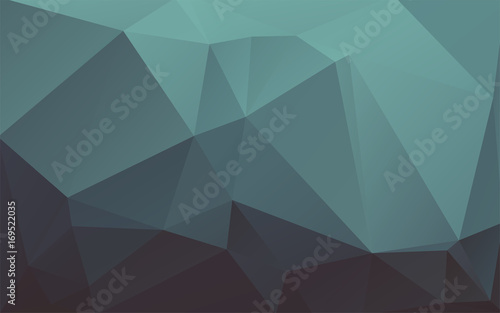 abstract modern low poly dark green background