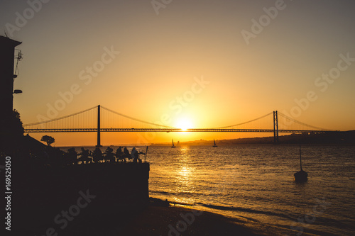 Sunset by the River