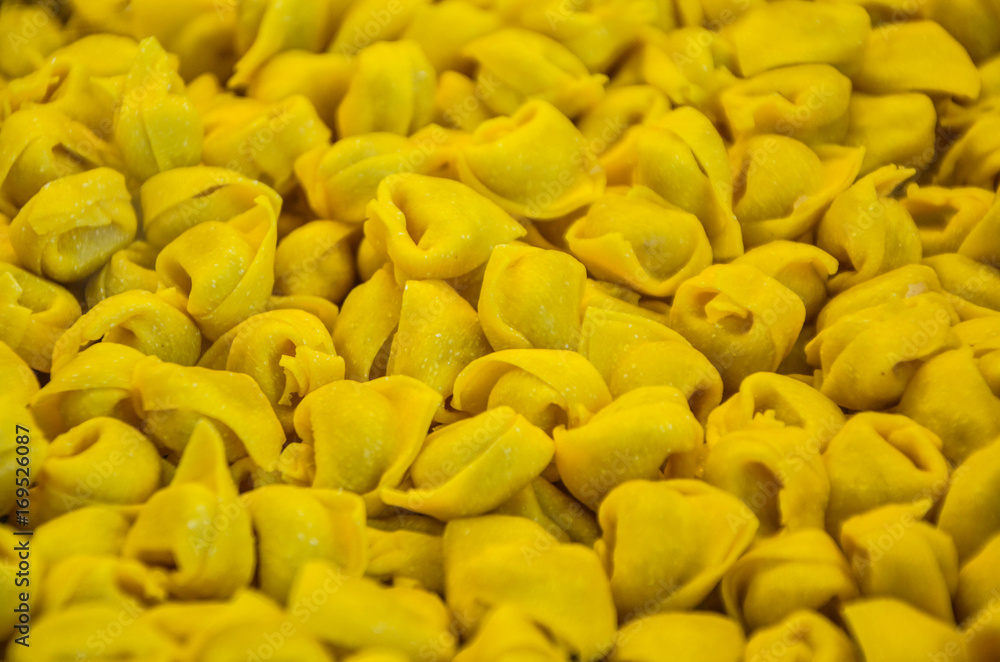Obraz premium fresh italian pasta close up