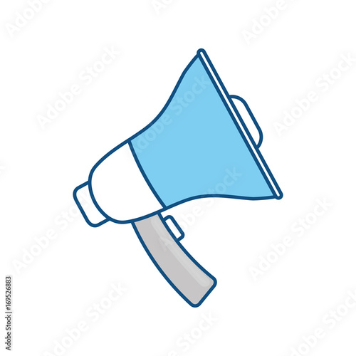 Bullhorn advertising symbol icon vector illustration graphic design photo