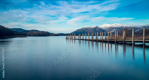 Lake in Cumbria on Cold November Morning