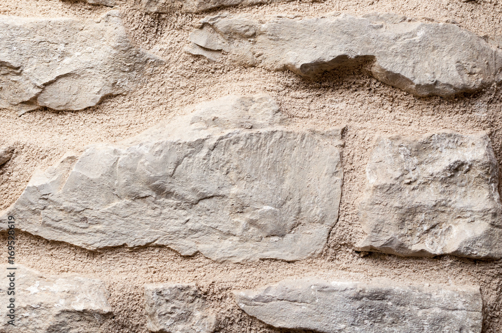 Naklejka premium Rustic stone wall texture