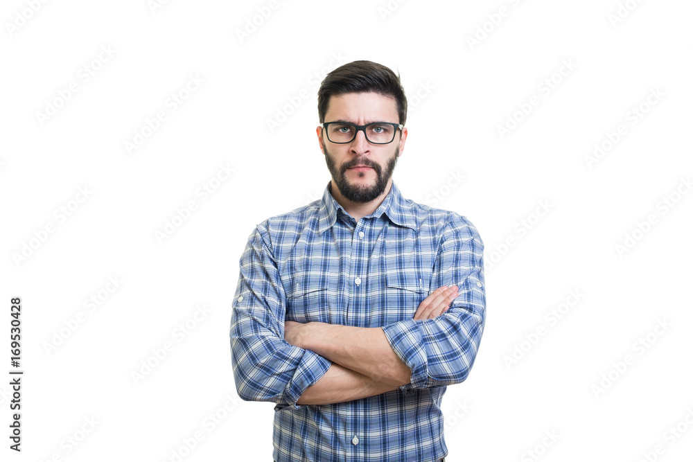 Portrait of serious man Portrait of serious man
