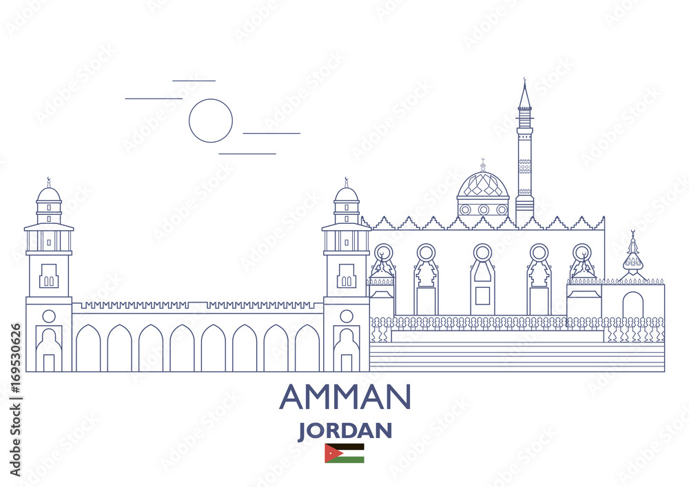 Amman City Skyline, Jordan