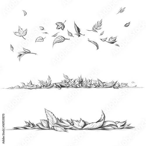 Fliegende und liegende Blätter