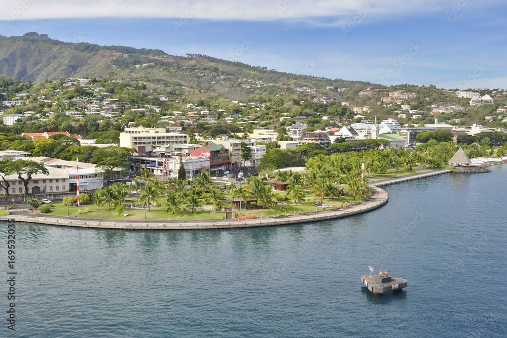 A View of Papeete, Tahiti, French Polynesia