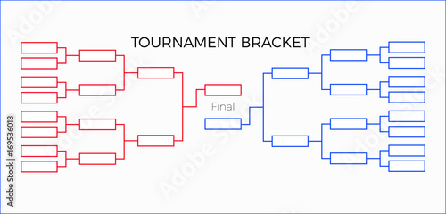 tournament bracket vector