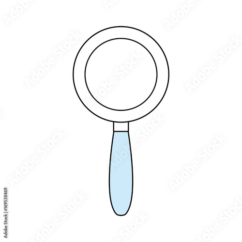 Magnifying glass symbol icon vector illustration graphic design