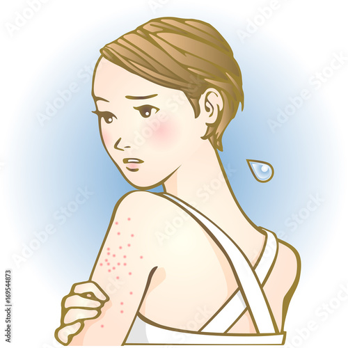 トラブル肌女子