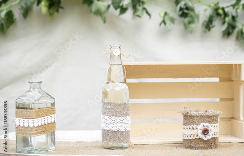 wedding decor bottles