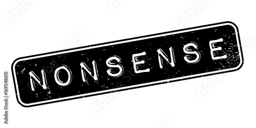 Nonsense rubber stamp. Grunge design with dust scratches. Effects can be easily removed for a clean, crisp look. Color is easily changed.