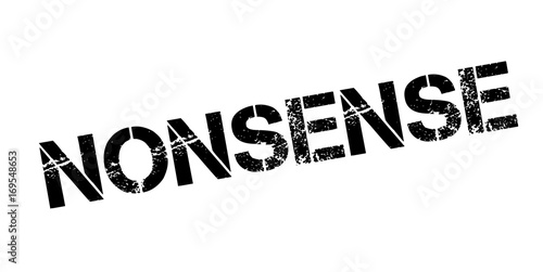 Nonsense rubber stamp. Grunge design with dust scratches. Effects can be easily removed for a clean, crisp look. Color is easily changed.