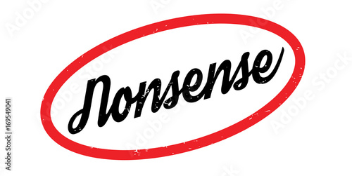 Nonsense rubber stamp. Grunge design with dust scratches. Effects can be easily removed for a clean, crisp look. Color is easily changed.
