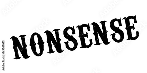 Nonsense rubber stamp. Grunge design with dust scratches. Effects can be easily removed for a clean, crisp look. Color is easily changed.