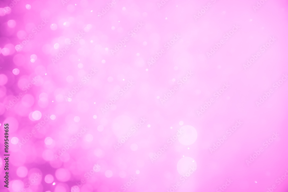 Abstract Pink Color bokeh background Abstract Pink Color bokeh background