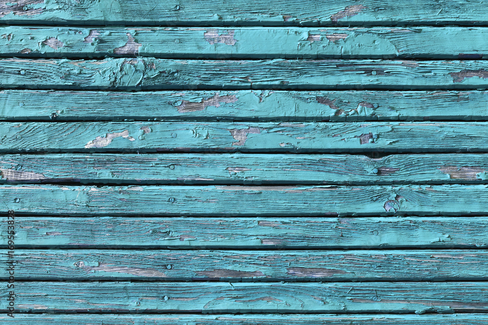 Obraz premium Old painted wood wall - texture or background