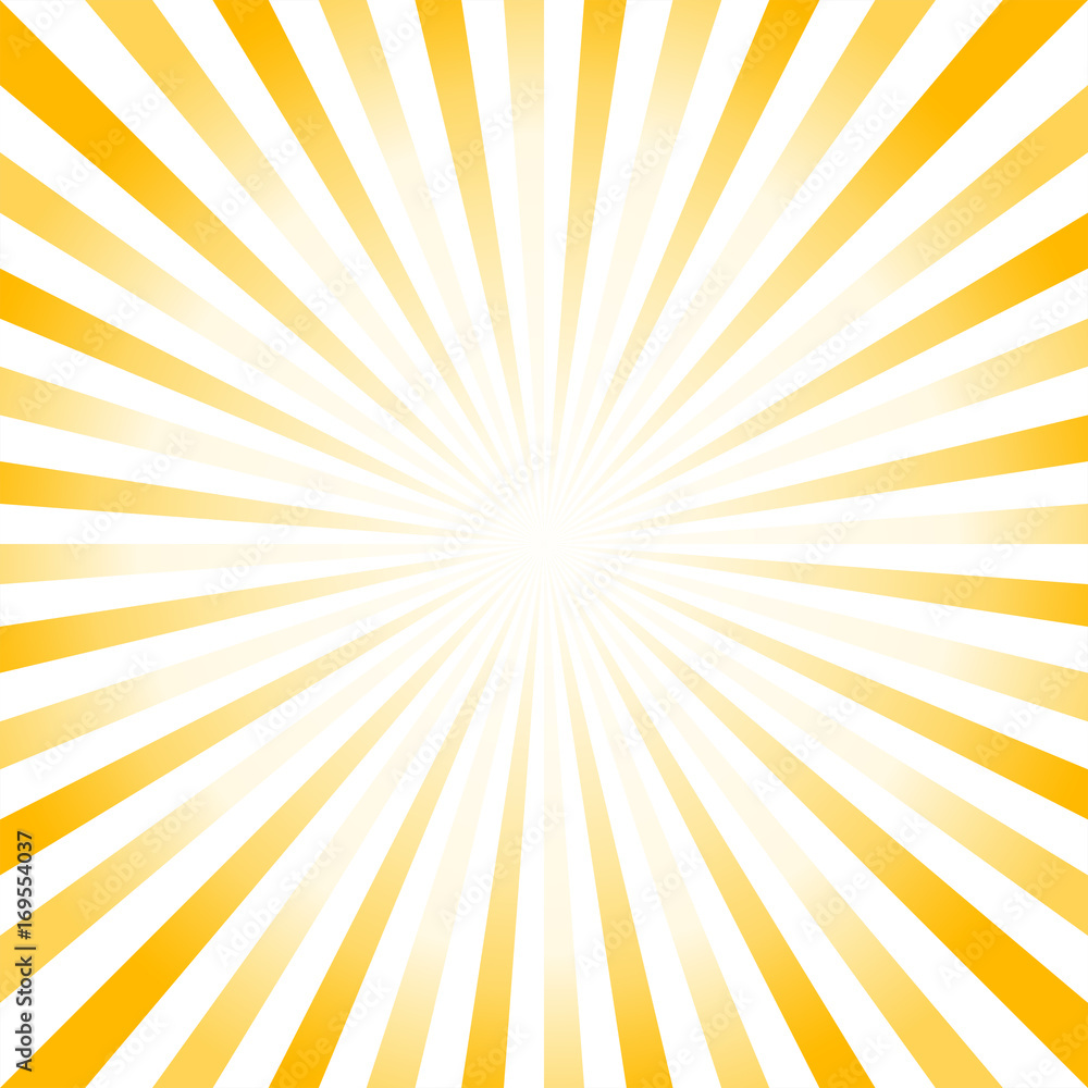 Abstract light Yellow White rays background. Vector Abstract light Yellow White rays background. Vector