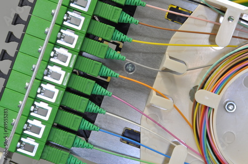 Konstfotografi Fiber optic splice cassettes in passive optical networks