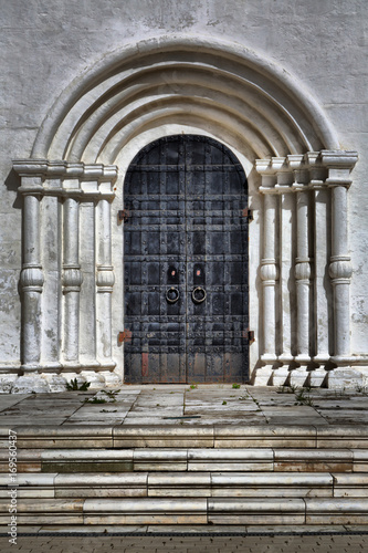 Iron, medieval gate © parsadanov