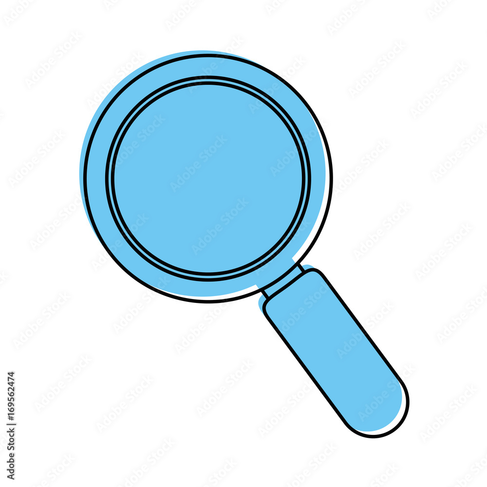 lupe icon over white background vector illustration lupe icon over white background vector illustration