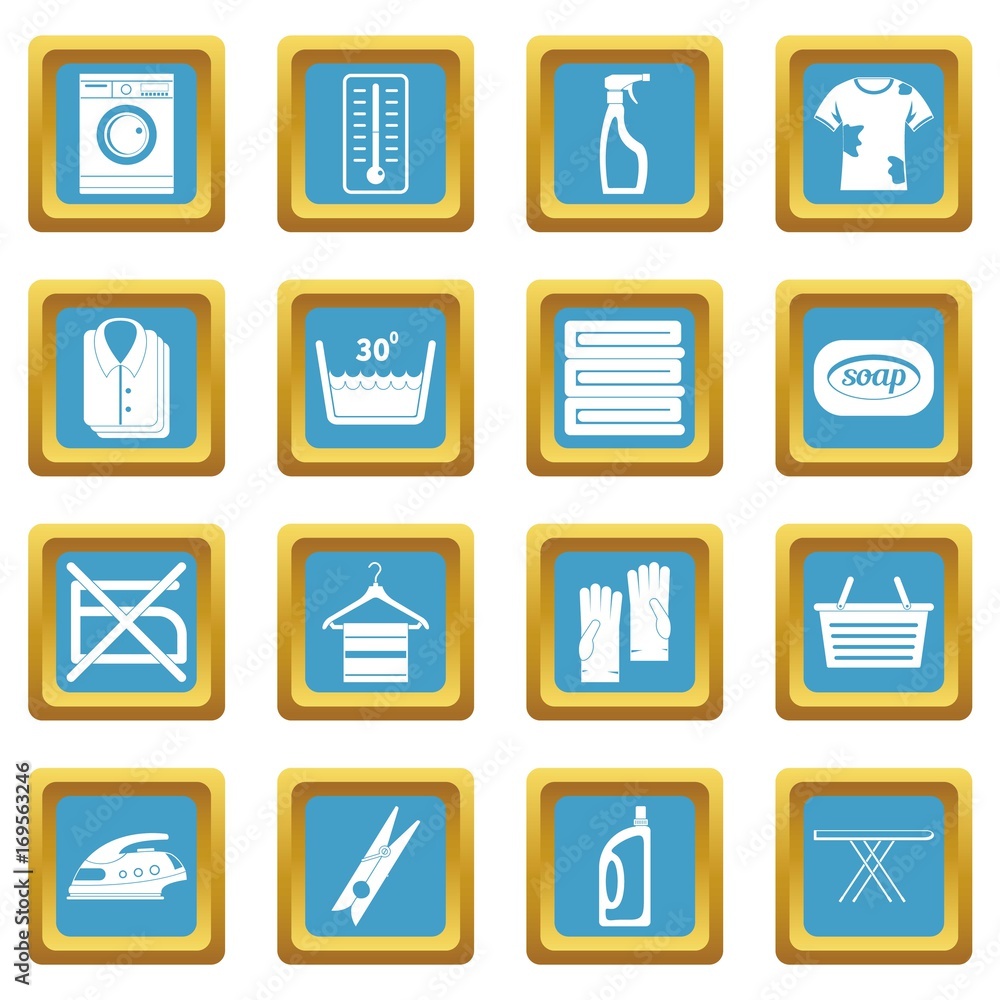 Laundry icons azure Laundry icons azure