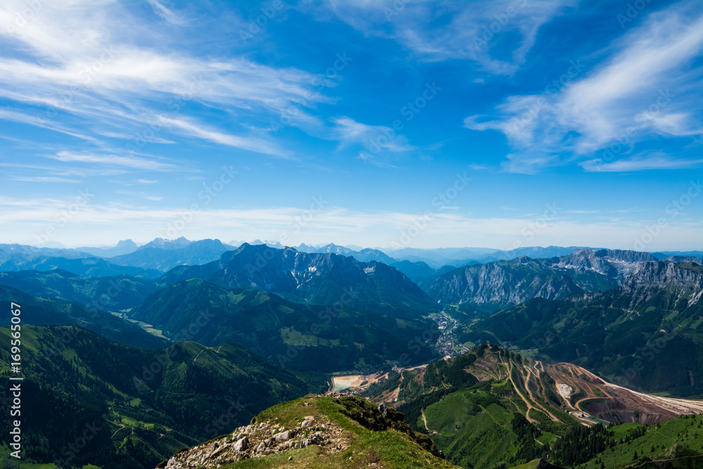 Obraz premium Hiking and Landscape