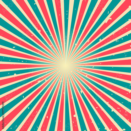 Retro background. Texture. The rays. Old. For your design.
