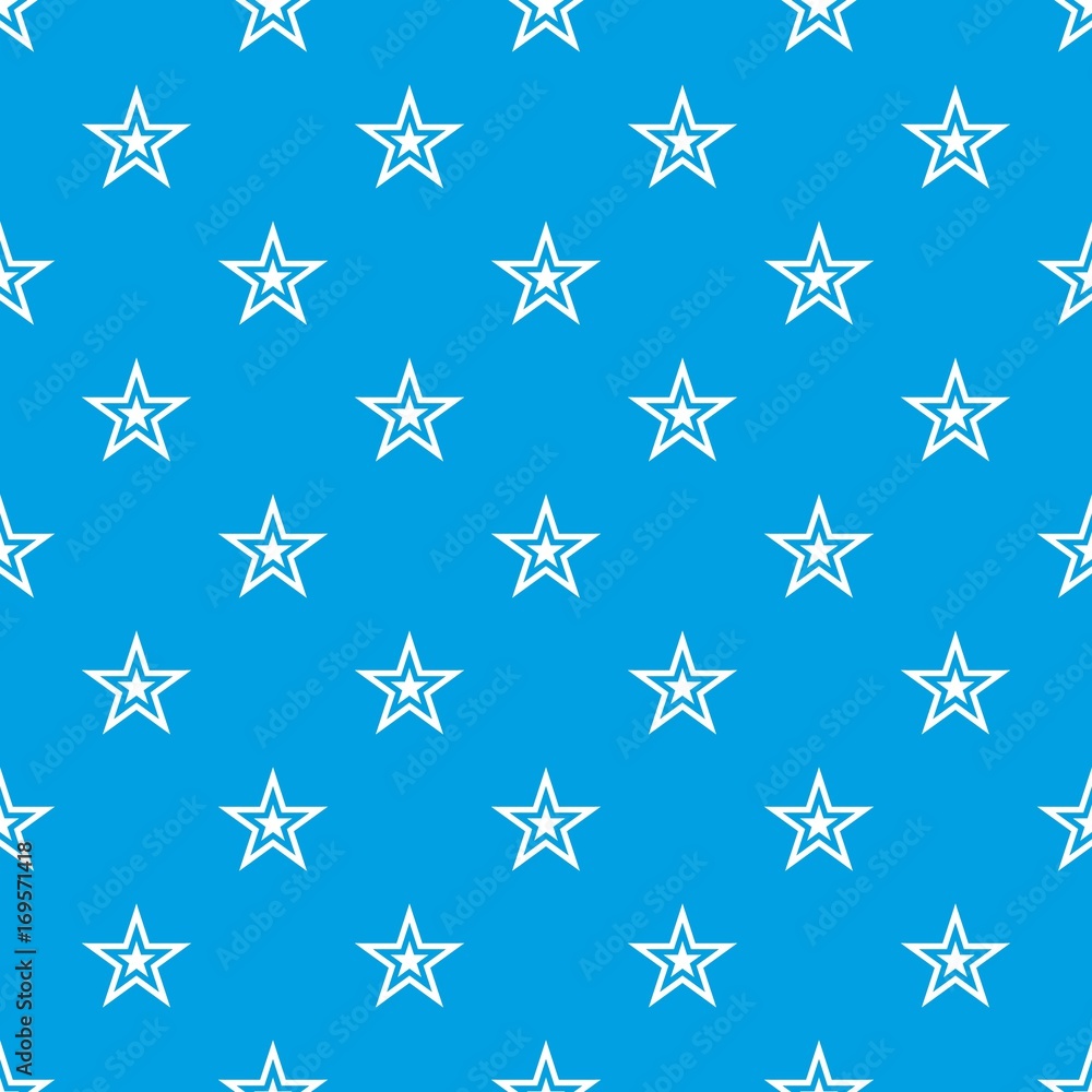 Star pattern seamless blue Star pattern seamless blue