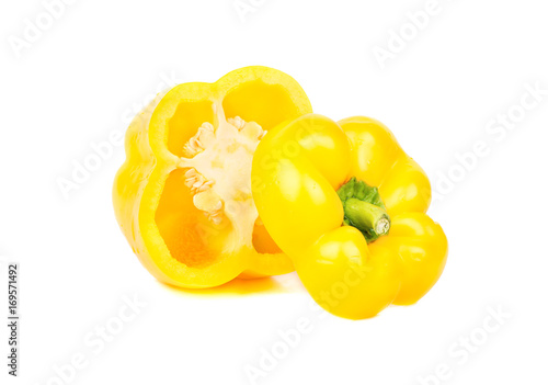 Cut yellow pepper