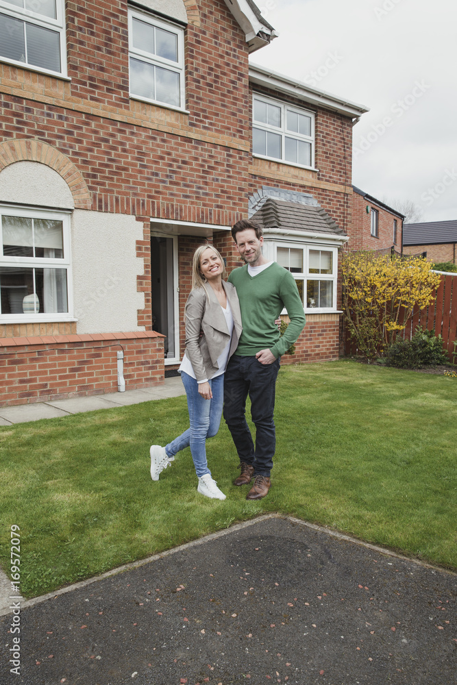 Happy Couple With New Home Happy Couple With New Home