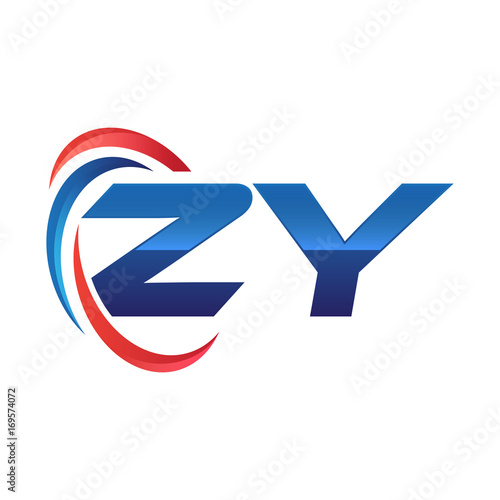 initial letter logo swoosh red blue Free Download initial letter logo swoosh red blue - GFXLoad
