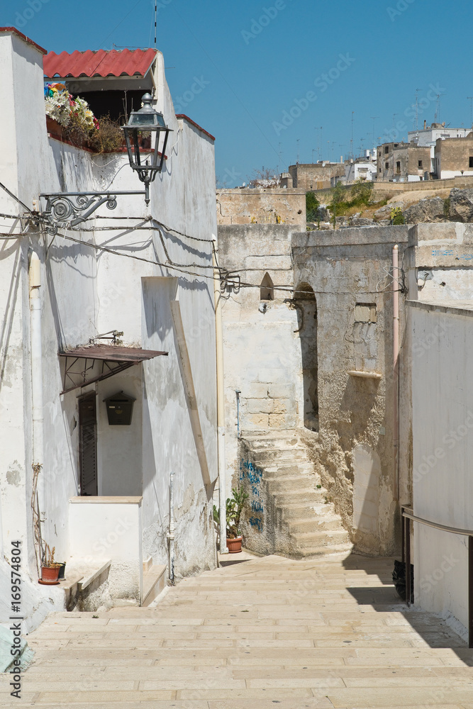 Fototapeta premium Alleyway. Massafra. Puglia. Italy.