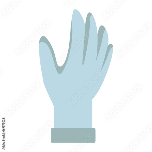 glove protective accessory for astronaut suit vector illustration