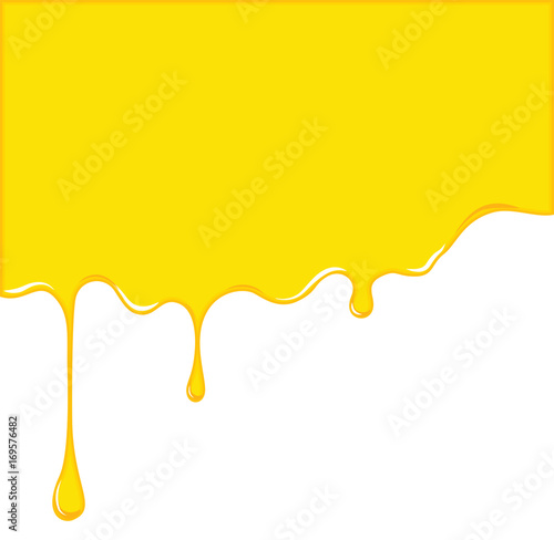 Vector of cheese melt